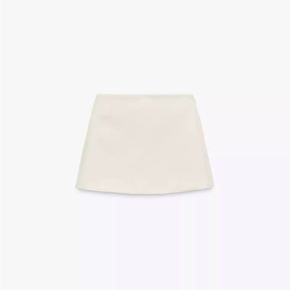 Zara Cream Mini Skort